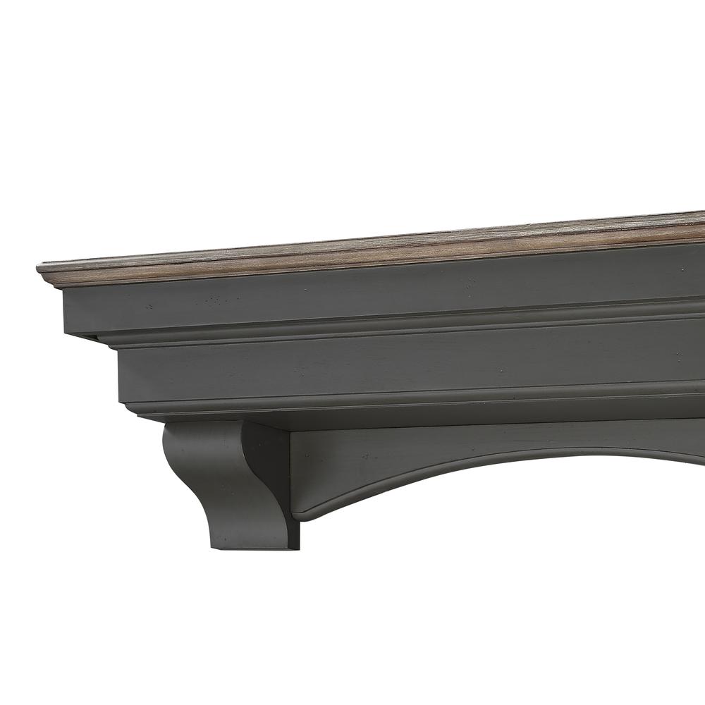 The Hadley 72" Shelf or Mantel Shelf Cottage Distressed Finish. Picture 7