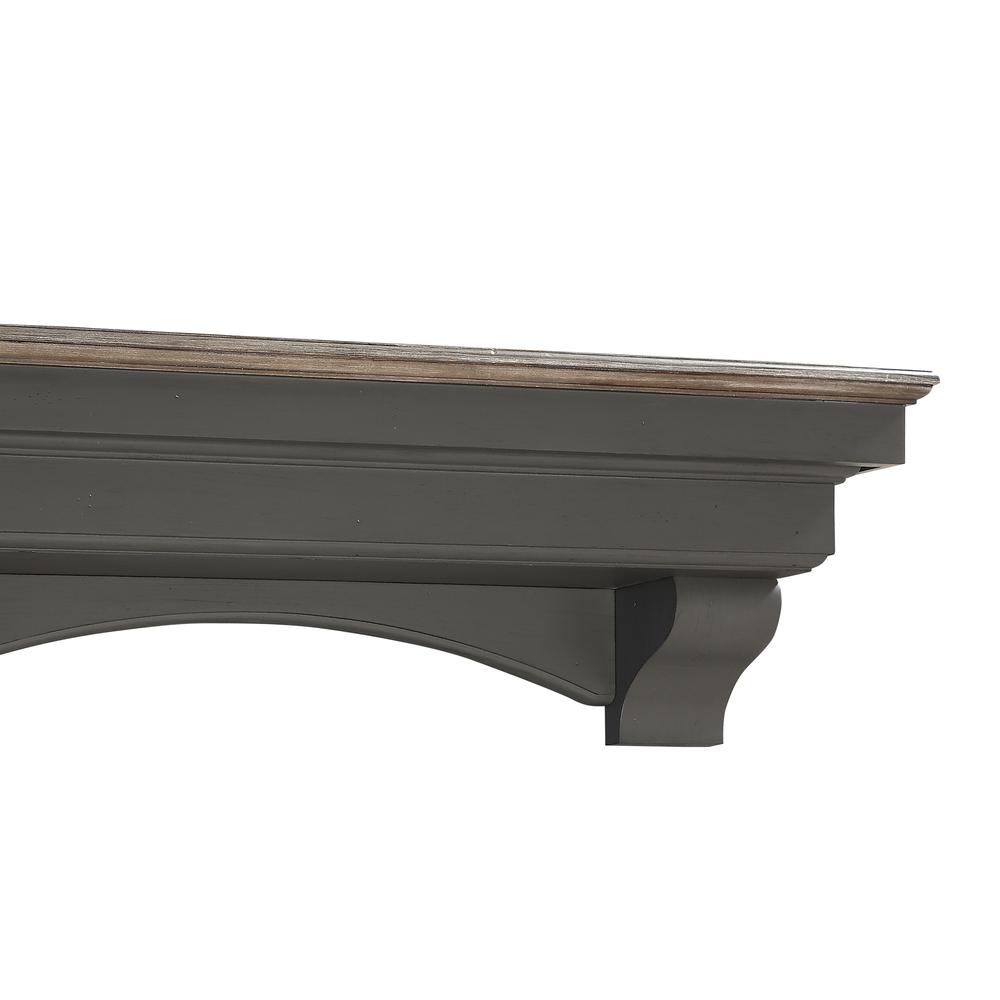 The Hadley 72" Shelf or Mantel Shelf Cottage Distressed Finish. Picture 8