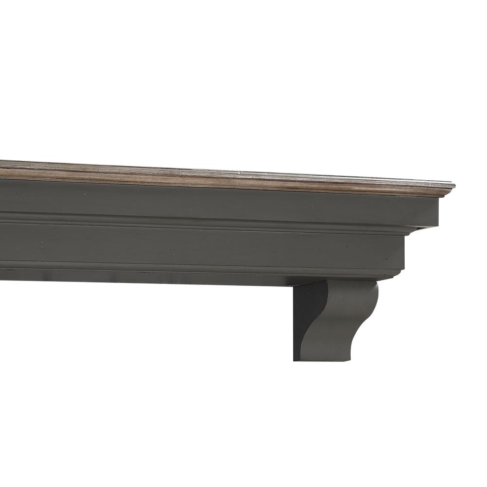 The Hadley 72" Shelf or Mantel Shelf Cottage Distressed Finish. Picture 9