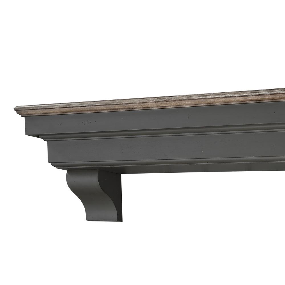 The Hadley 72" Shelf or Mantel Shelf Cottage Distressed Finish. Picture 13