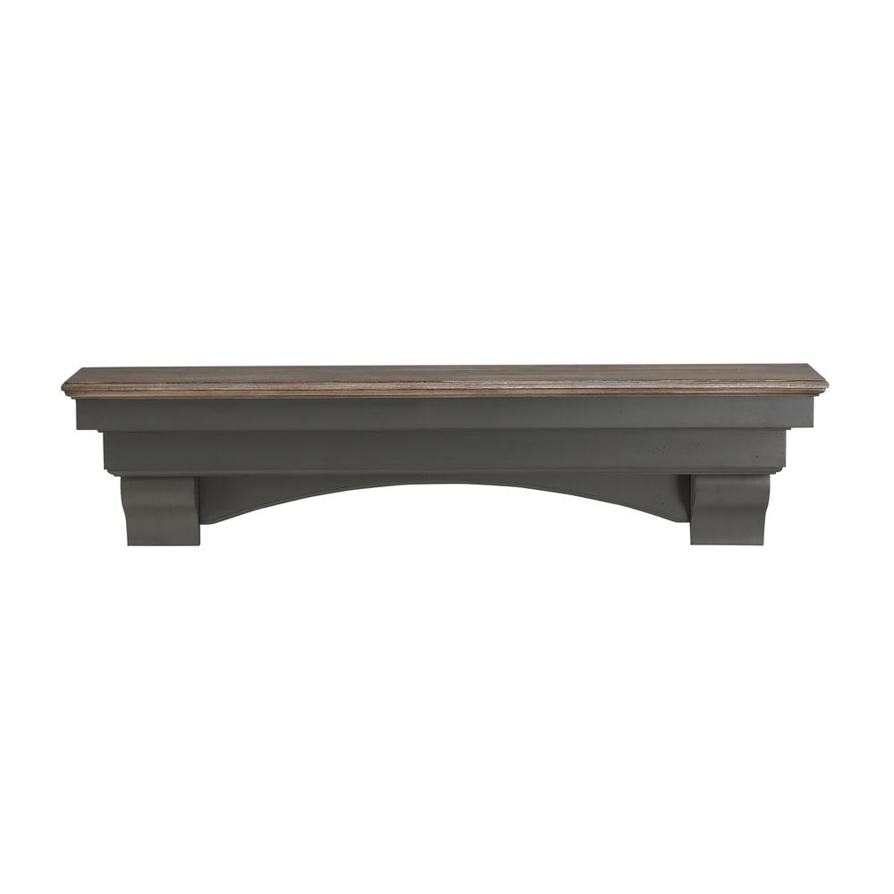 The Hadley 72" Shelf or Mantel Shelf Cottage Distressed Finish. Picture 14