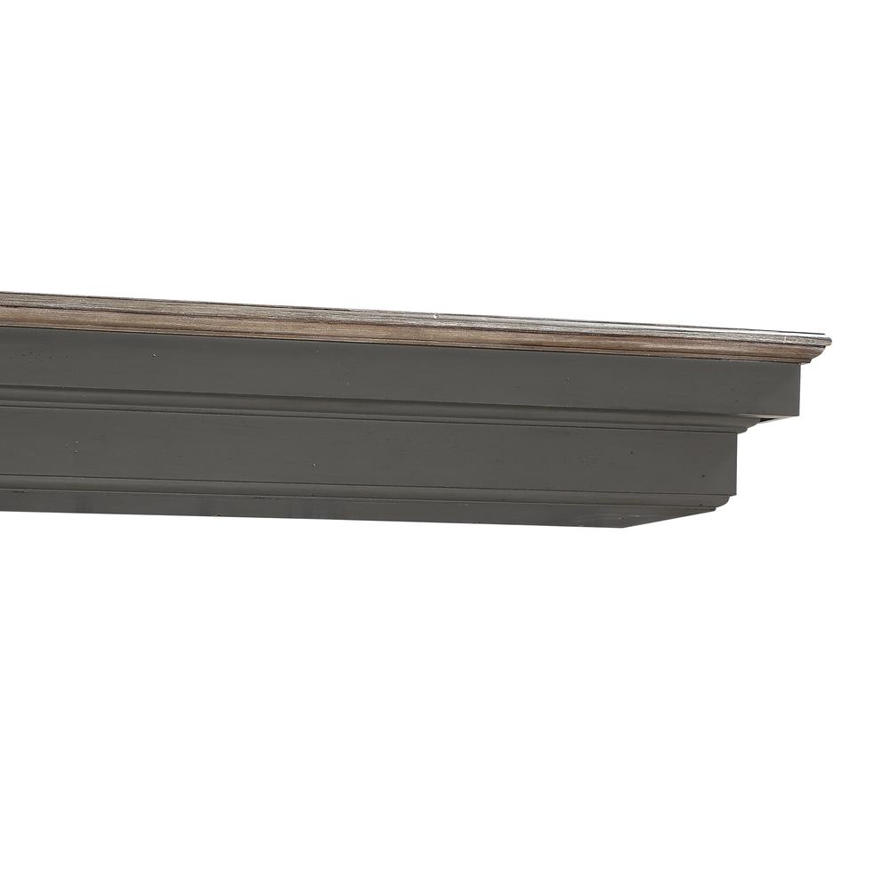 The Hadley 72" Shelf or Mantel Shelf Cottage Distressed Finish. Picture 15