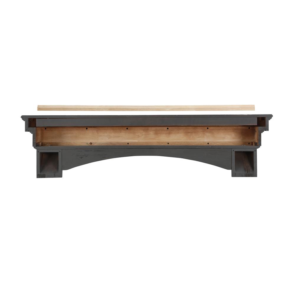 The Hadley 72" Shelf or Mantel Shelf Cottage Distressed Finish. Picture 17