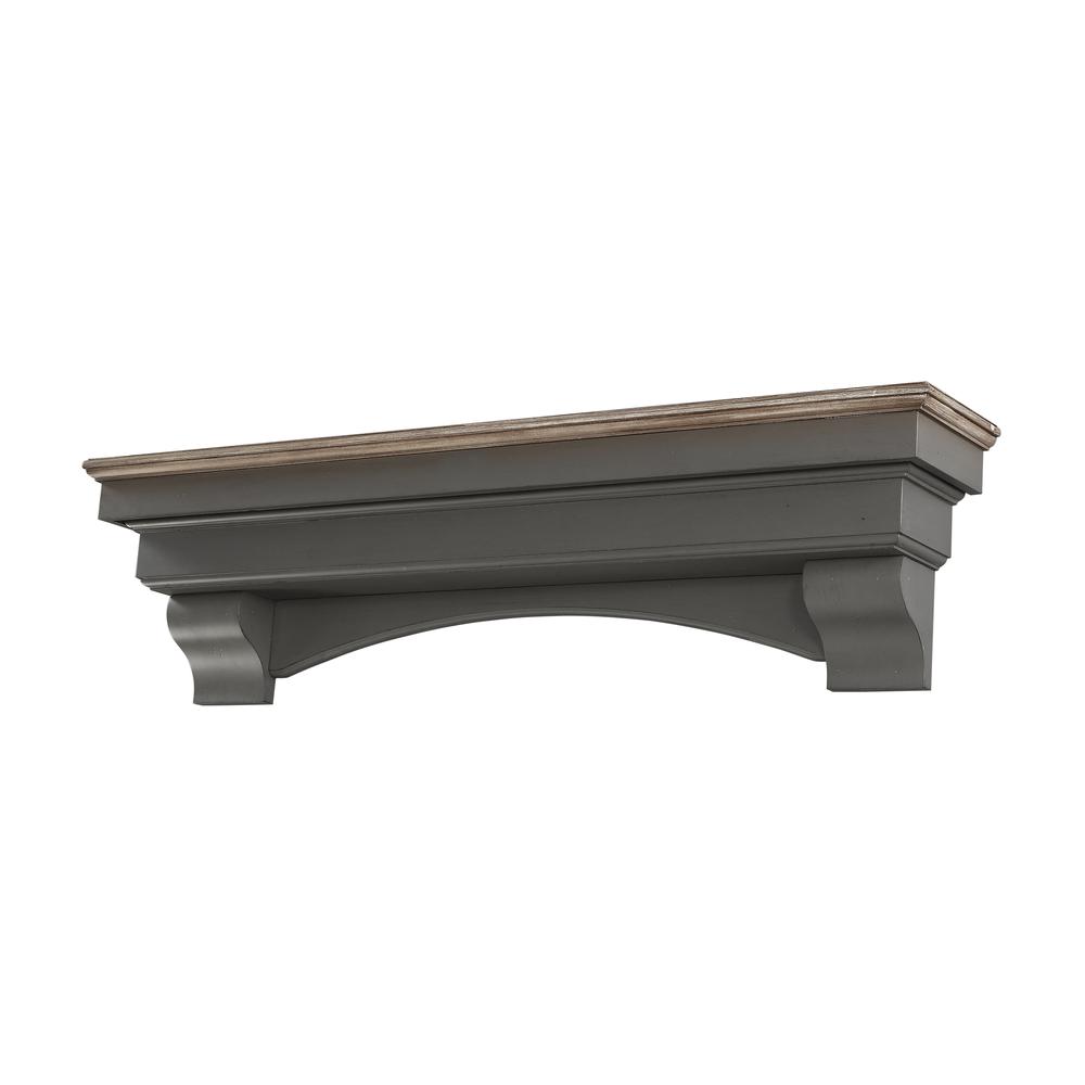 The Hadley 72" Shelf or Mantel Shelf Cottage Distressed Finish. Picture 23