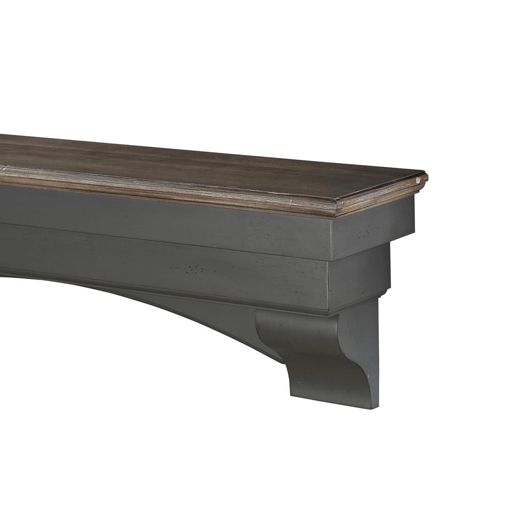 The Hadley 72" Shelf or Mantel Shelf Cottage Distressed Finish. Picture 25
