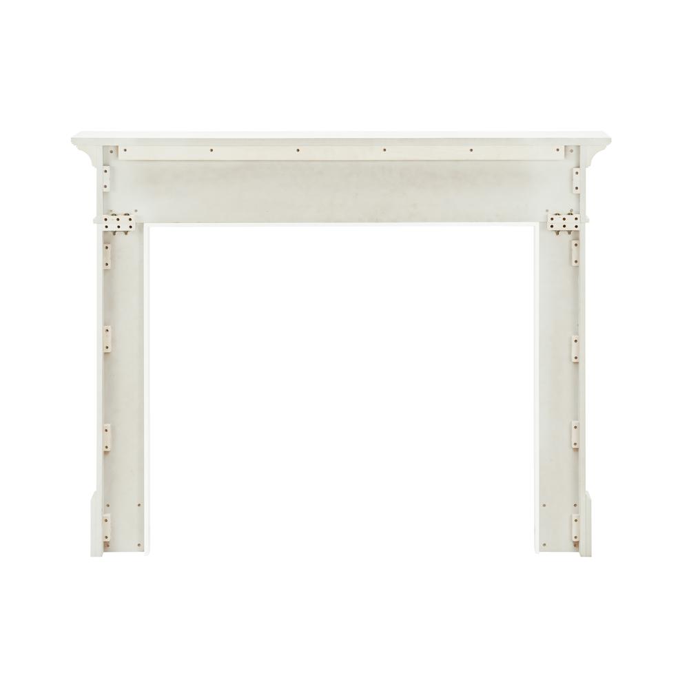 The Jim 56" Fireplace Mantel MDF White Paint. Picture 3