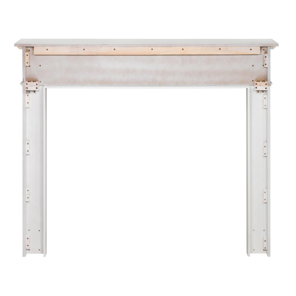 The Berkley 48" Fireplace Mantel MDF White Paint. Picture 4