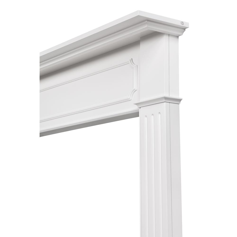The Berkley 48" Fireplace Mantel MDF White Paint. Picture 5