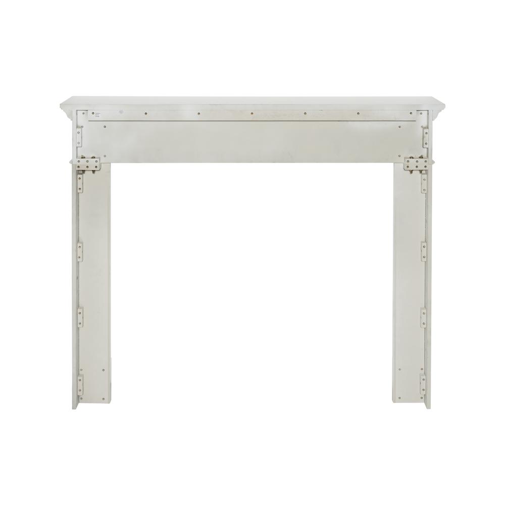 The Mike 48" Fireplace Mantel MDF White Paint. Picture 9