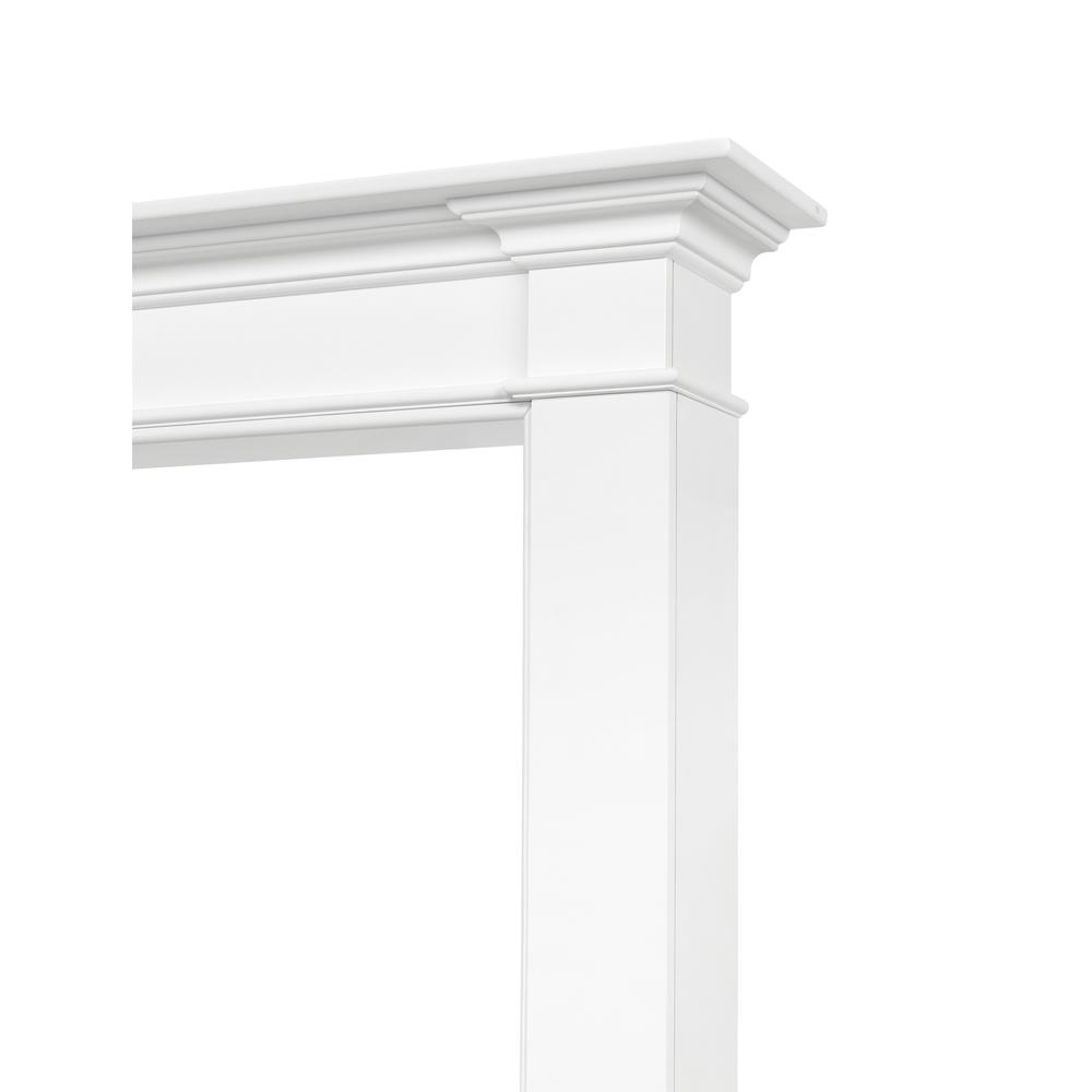 The Radford 48" Fireplace Mantel MDF White Paint. Picture 8
