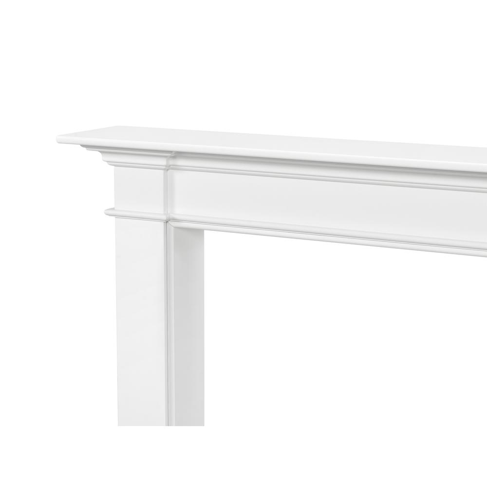 The Radford 48" Fireplace Mantel MDF White Paint. Picture 9