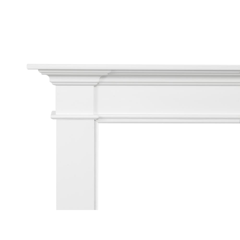 The Radford 48" Fireplace Mantel MDF White Paint. Picture 10