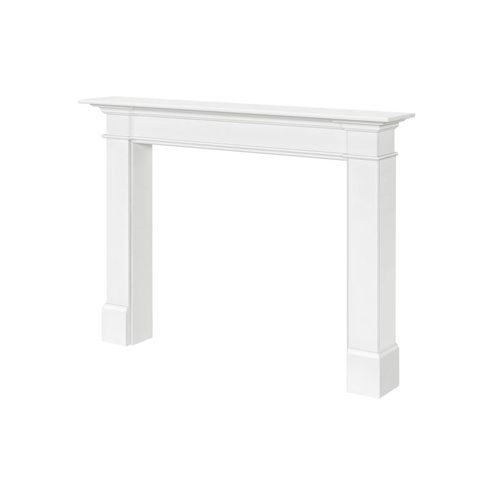 The Radford 56" Fireplace Mantel MDF White Paint. Picture 2