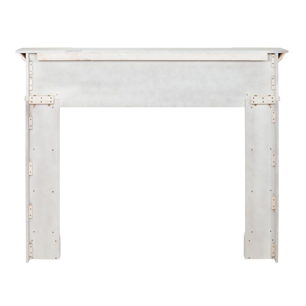 The Richmond 48" Fireplace Mantel MDF White Paint. Picture 1