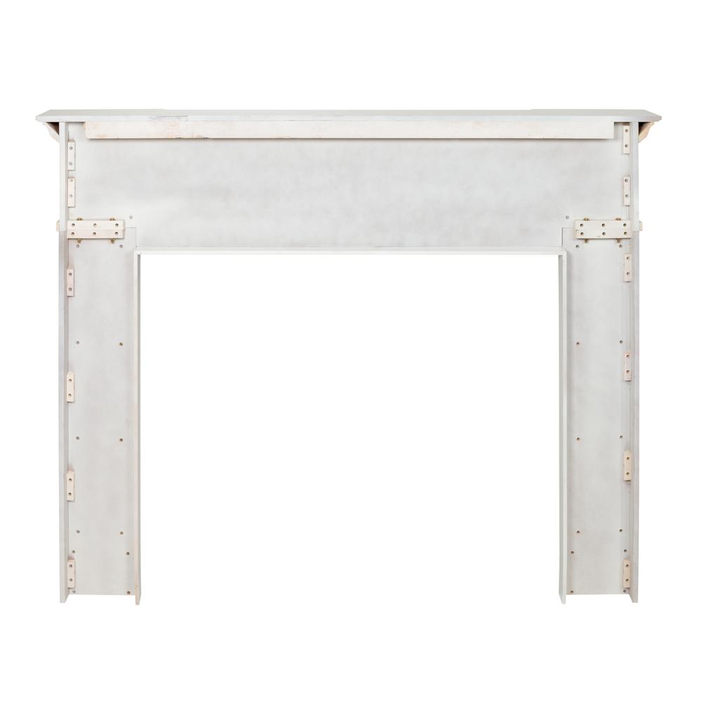 The Richmond 48" Fireplace Mantel MDF White Paint. Picture 3