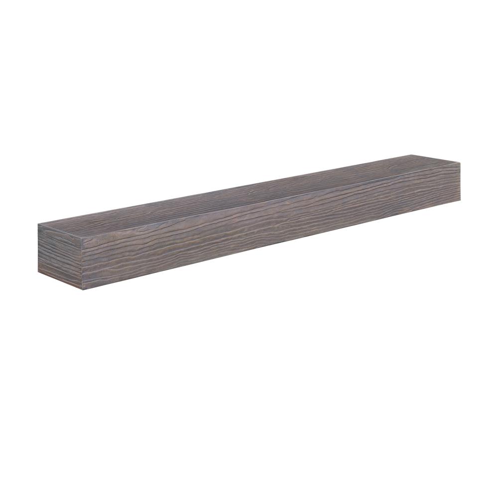 Zachary Non-combustible Natural Wood Look 48" Shelf Little River Finish. Picture 6
