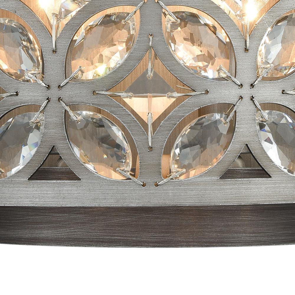Rosslyn 9'' High 2-Light Sconce - Weathered Zinc. Picture 3