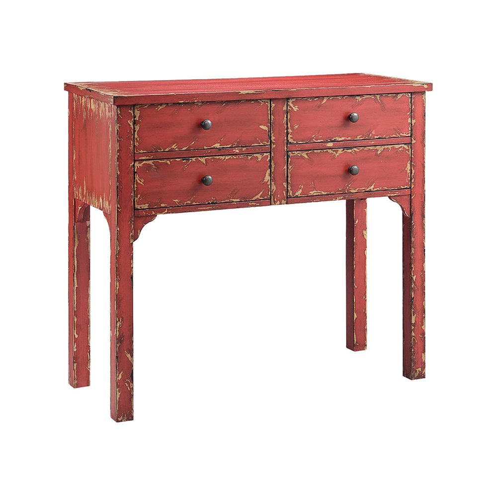 Wilber Console In Brick Red. The main picture.