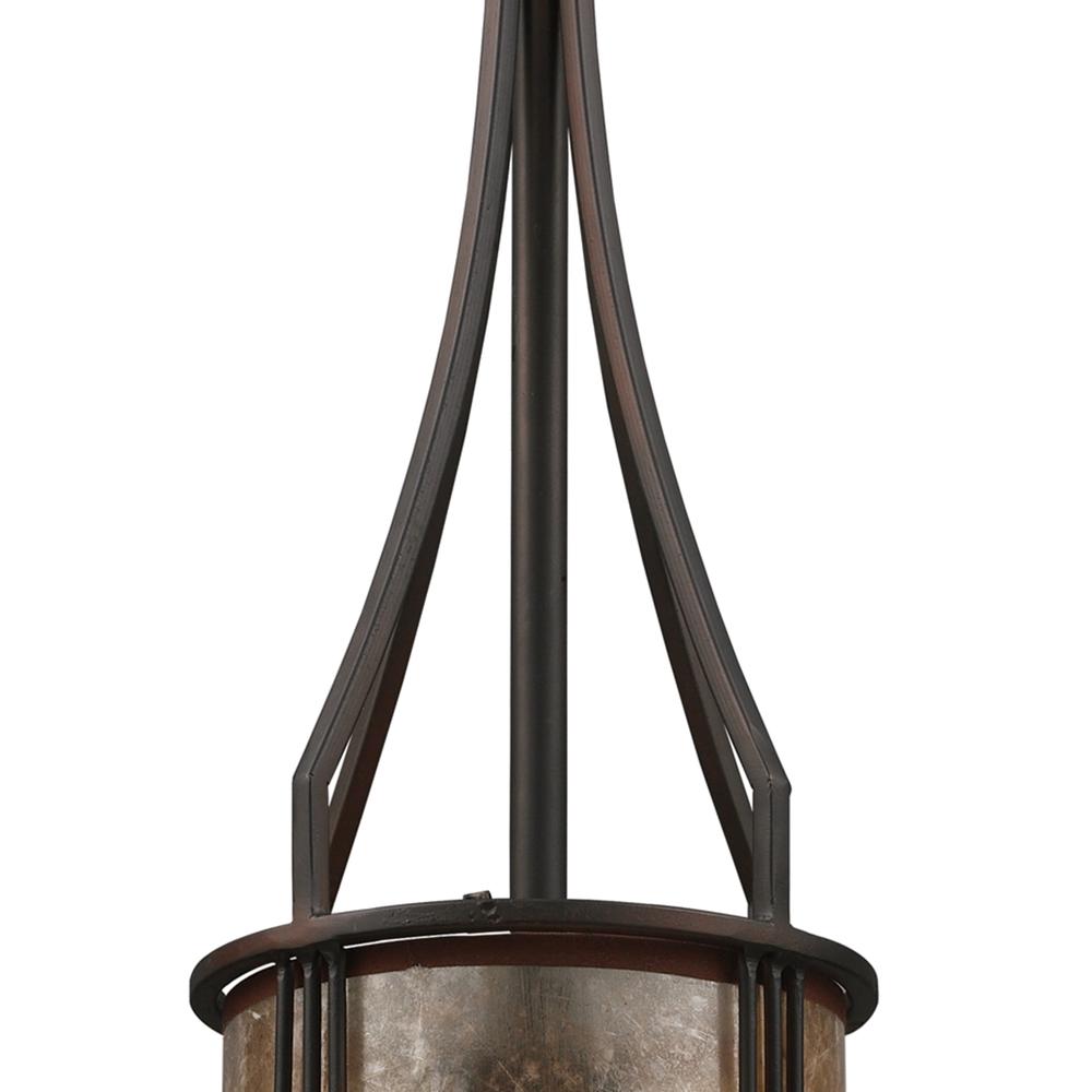 Barringer 1 Light Pendant And Tan Mica. Picture 3