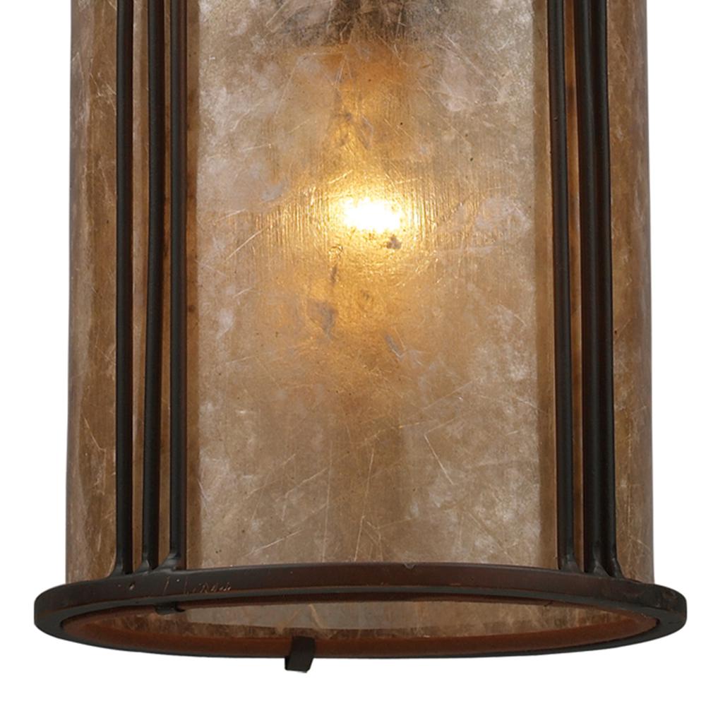 Barringer 1 Light Pendant And Tan Mica. Picture 4