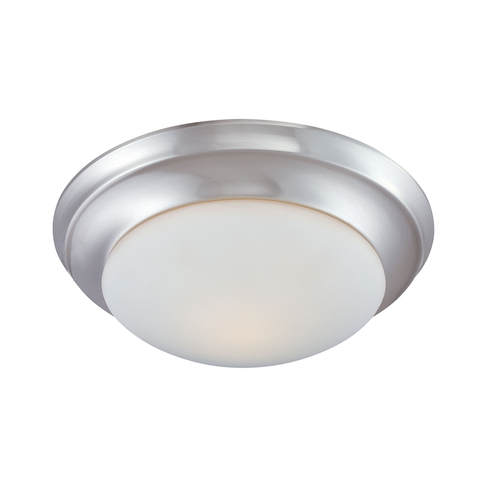 Fluor Flush Ceiling Lamp Brushed Nickel. The main picture.