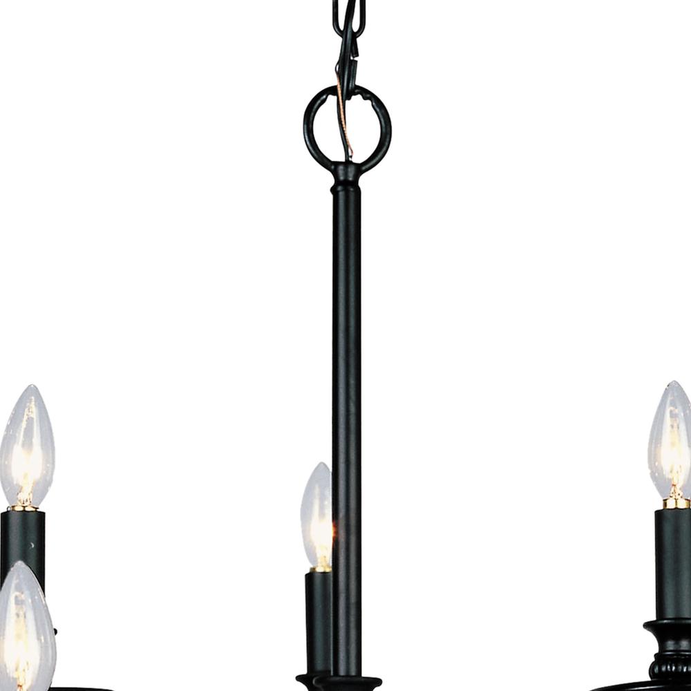 Hartford 9 Light Chandelier In Oil Rubbed Bronze. Picture 4