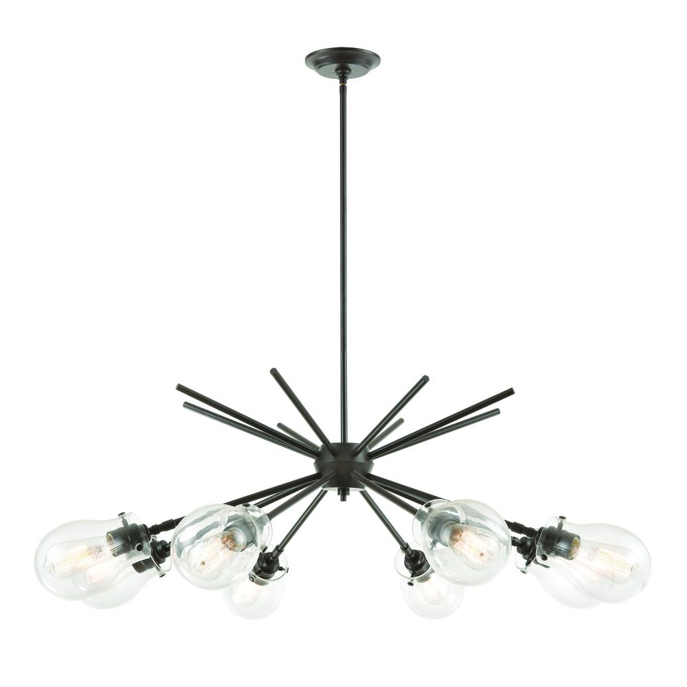 Jaelyn 40'' Wide 8-Light Chandelier - Oil Rubbed Bronze. The main picture.