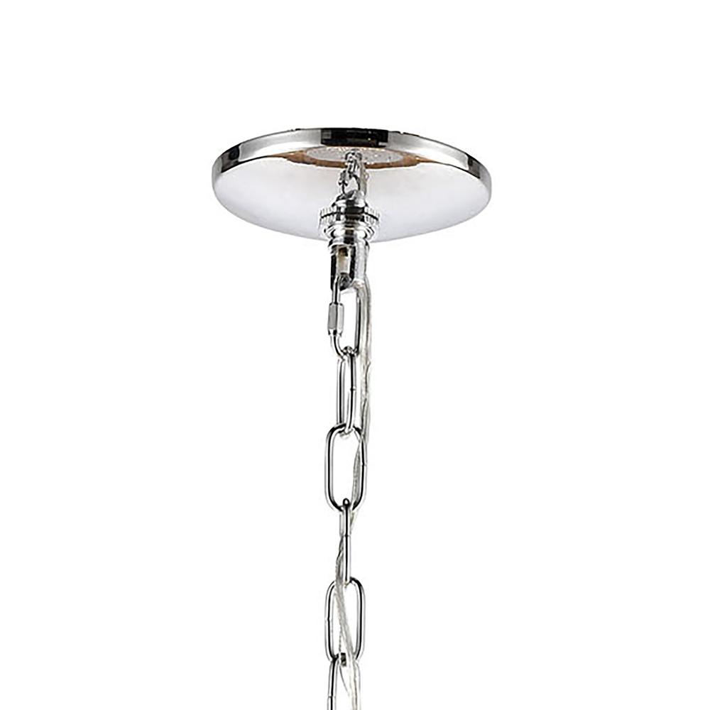 Crystique 38'' Wide 12-Light Chandelier - Polished Chrome. Picture 5