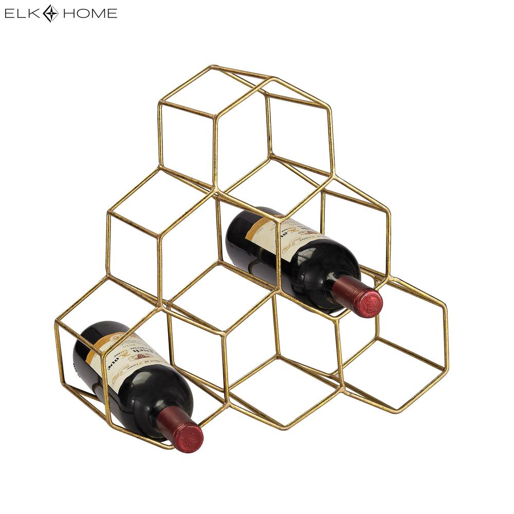 Angular Study Hexagonal Wine Rack. Picture 2
