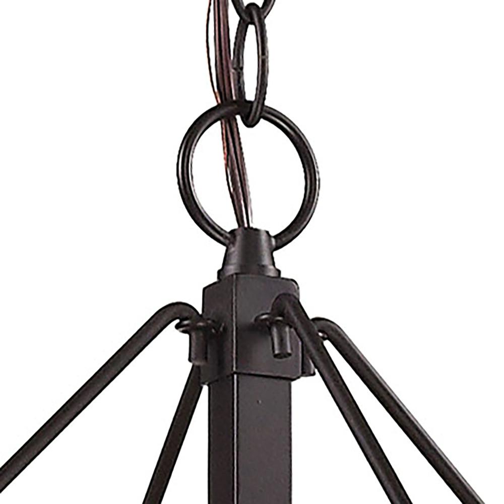 Diffusion 4 Light Chandelier In Oil Rubbed Bronze. Picture 4