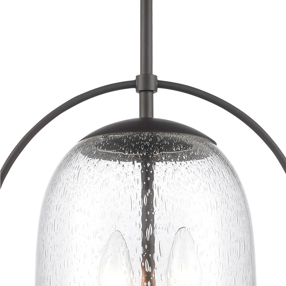 Connection 12'' Wide 2-Light Pendant - Oil Rubbed Bronze. Picture 3