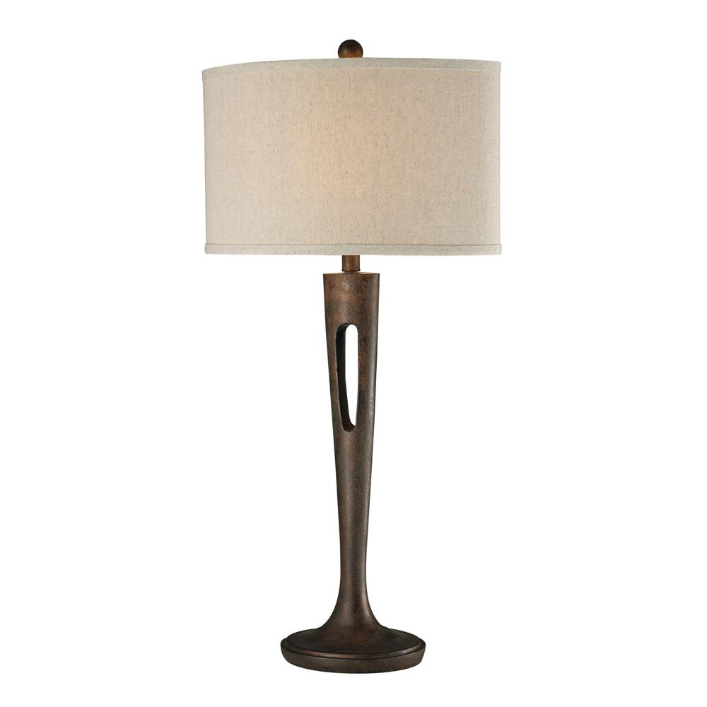 Martcliff LED Table Lamp in Burnished Bronze. The main picture.