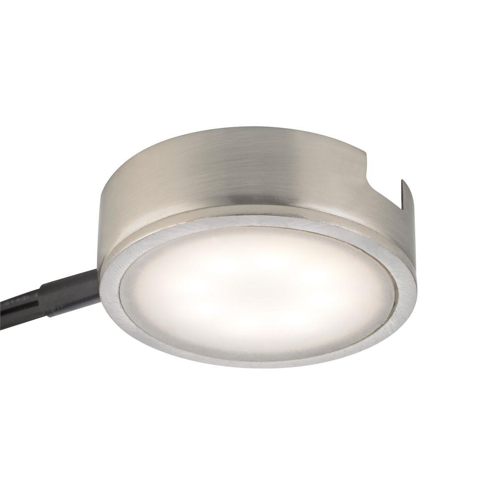 Tuxedo 1 Light LED Undercabinet Light In Satin Nickel With Power Cord And Plug. Picture 1