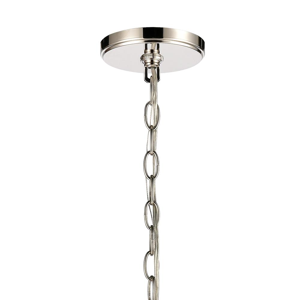 Rotunde 26'' Wide 6-Light Chandelier - Matte White. Picture 5