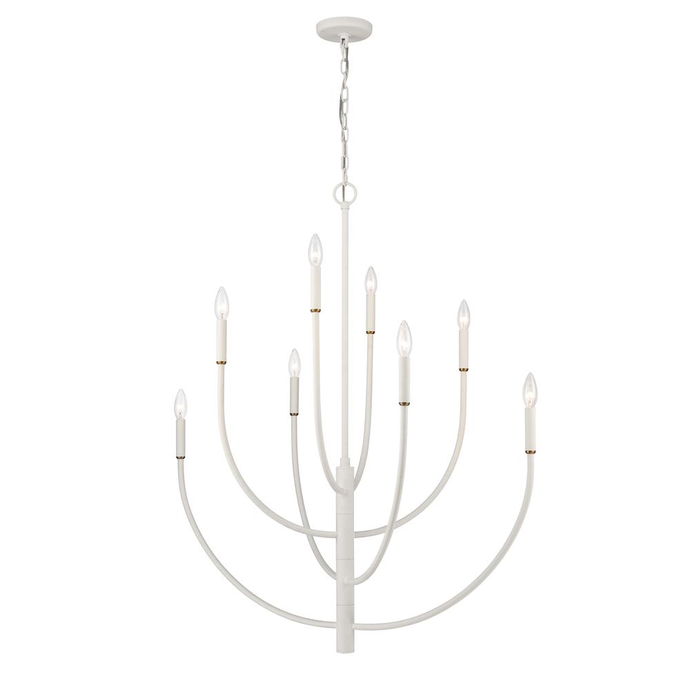 Continuance 36'' Wide 8-Light Chandelier - White Coral. The main picture.
