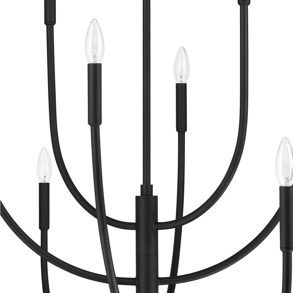 Continuance 42'' Wide 10-Light Chandelier - Charcoal. Picture 3