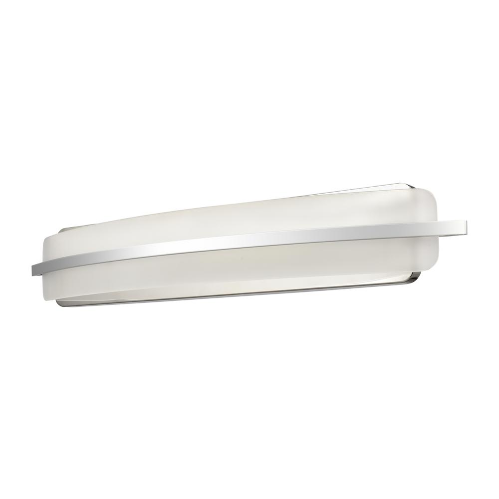 Curvato 34.5'' WideLED Vanity Light - Polished Chrome. Picture 2