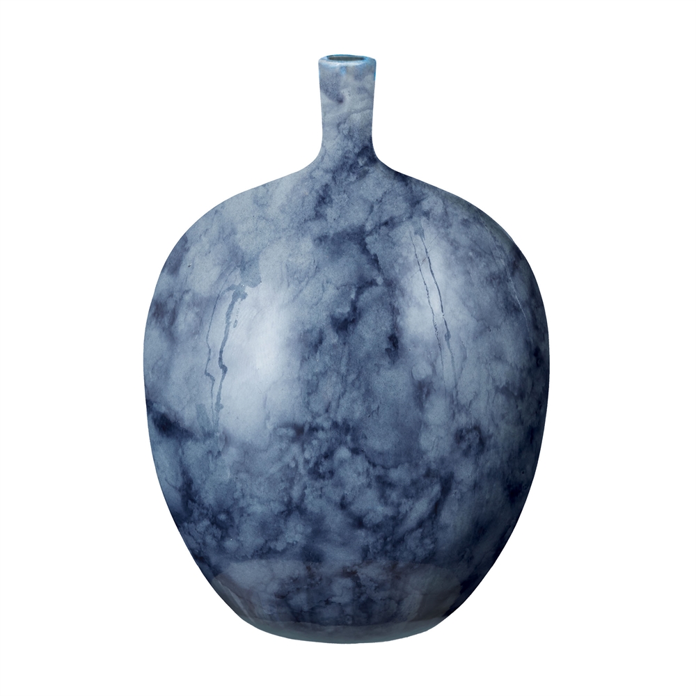 Midnight Marble Bottle - Large. Picture 1