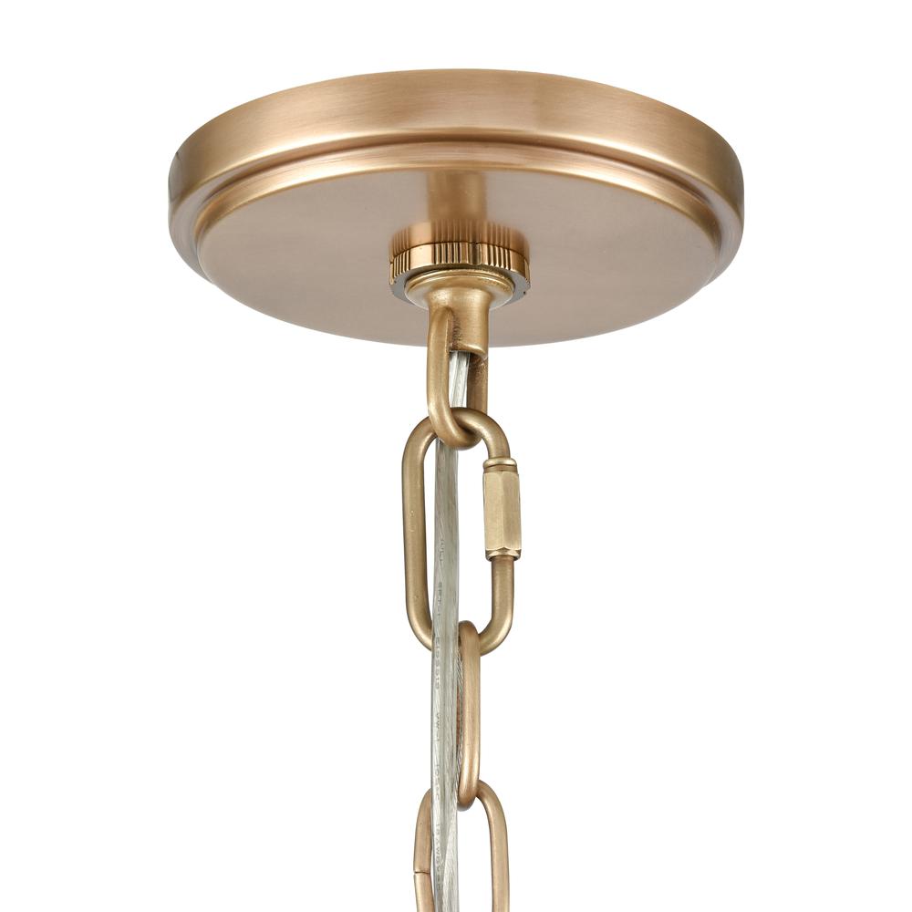 Neville 18'' Wide 1-Light Pendant - Natural Brass. Picture 6
