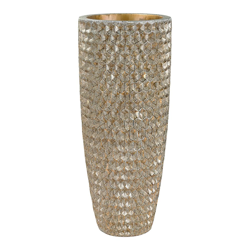 Geometric Textured Vase. Picture 1