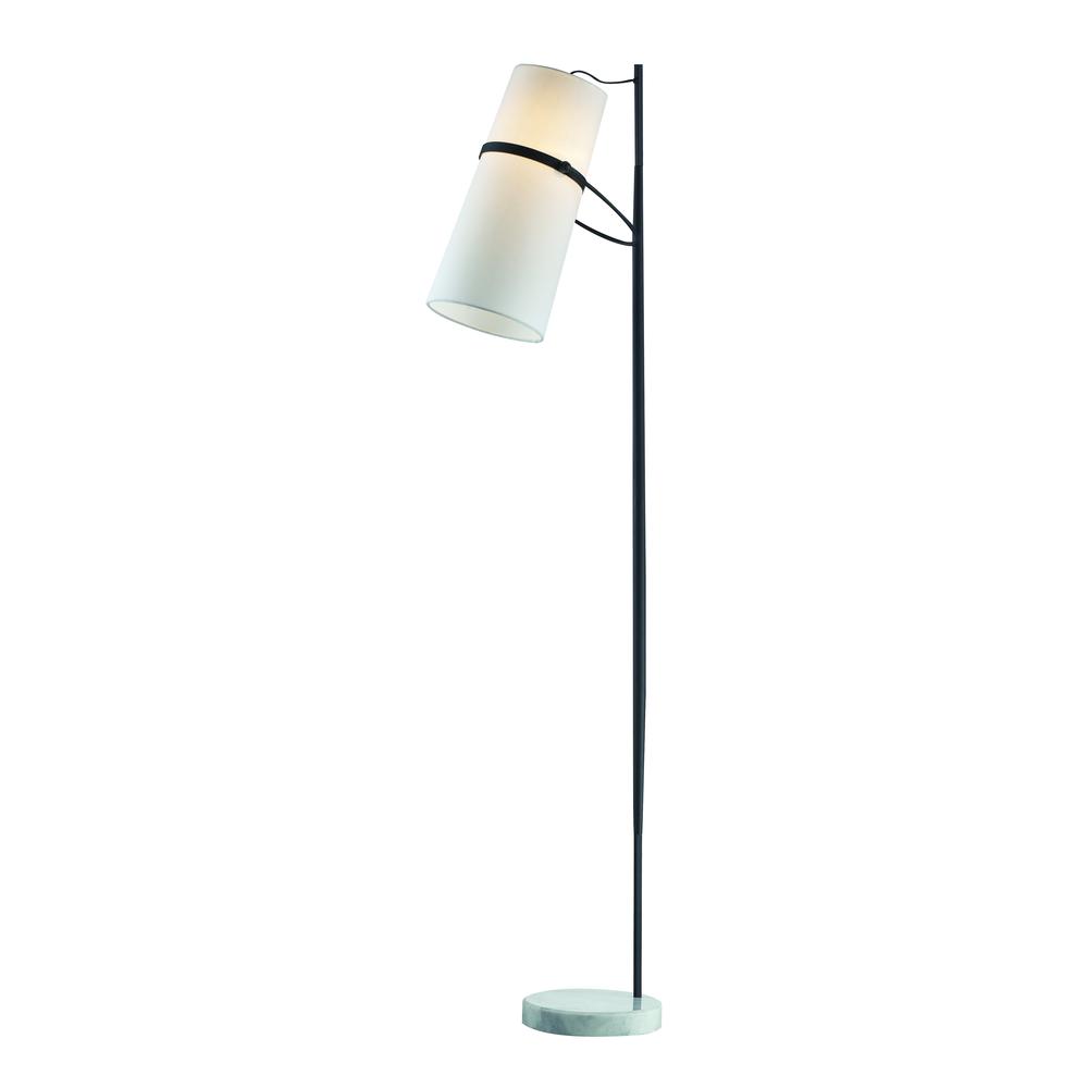 Banded Shade Floor Lamp. Picture 1
