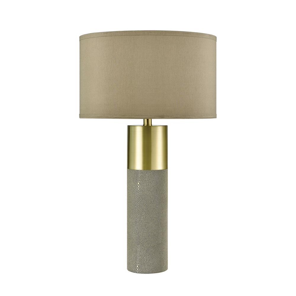 Tulle 29'' High 1-Light Table Lamp - Honey Brass. Picture 2