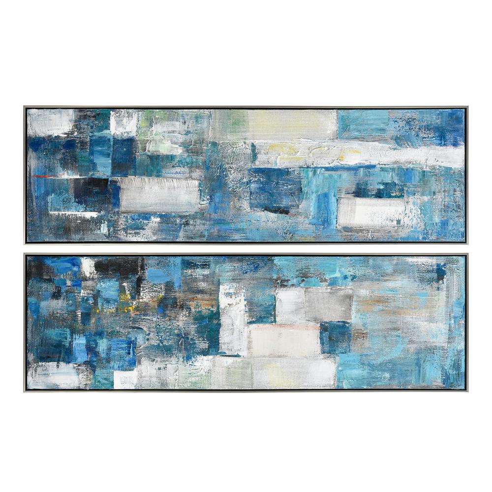 Blue Apparent Wall Art - Set of 2. Picture 1