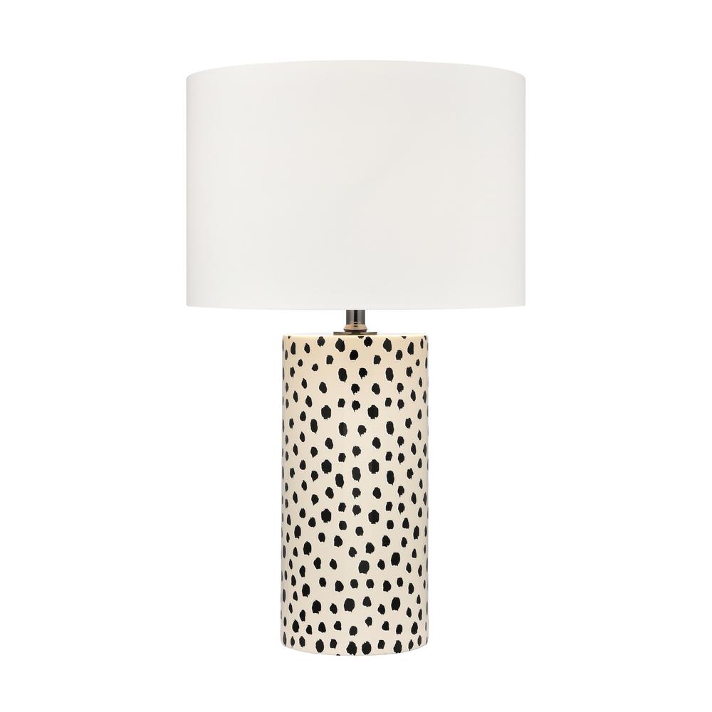 Signe 26'' High 1-Light Table Lamp - Cream. The main picture.