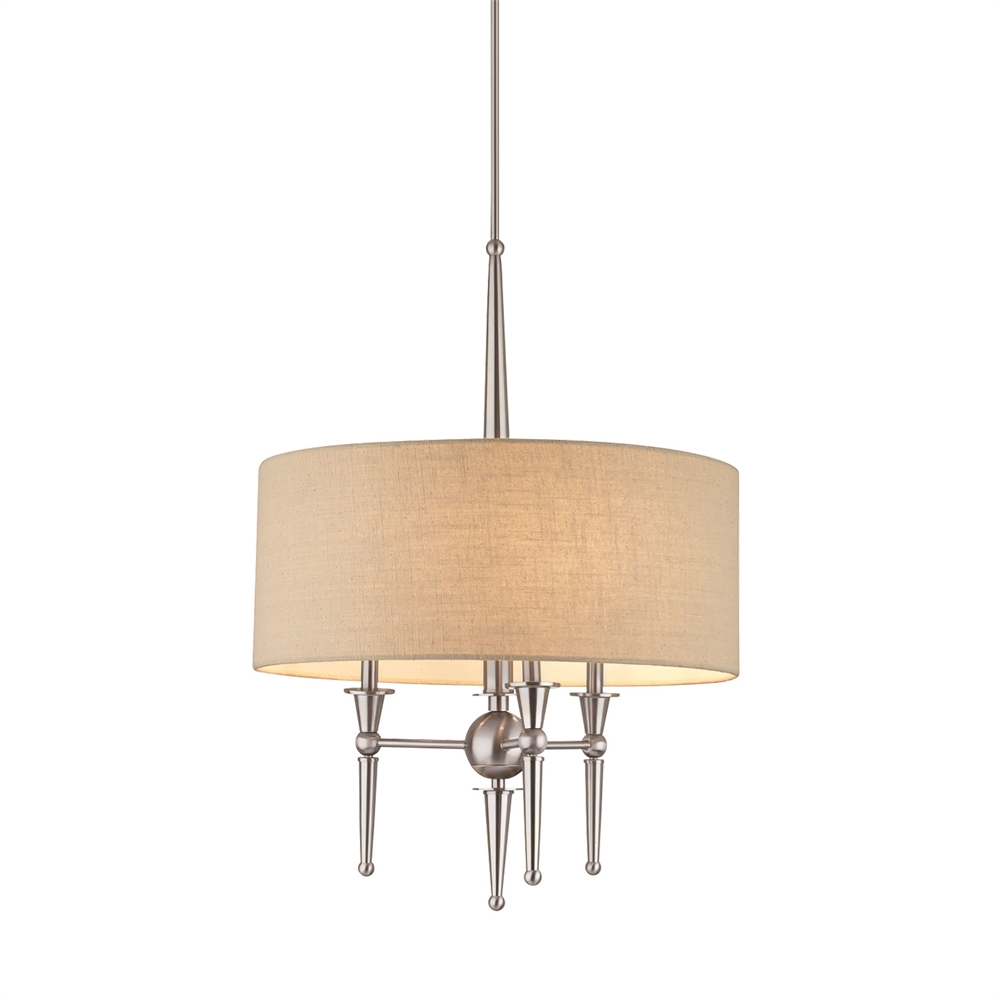 Allure Pendant Brushed Nickel 3X60W 120. The main picture.