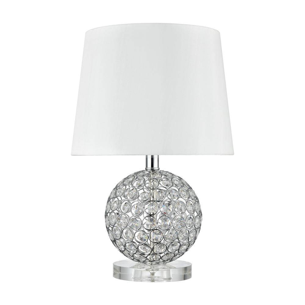 Silvana 18'' High 1-Light Table Lamp - Clear. Picture 2