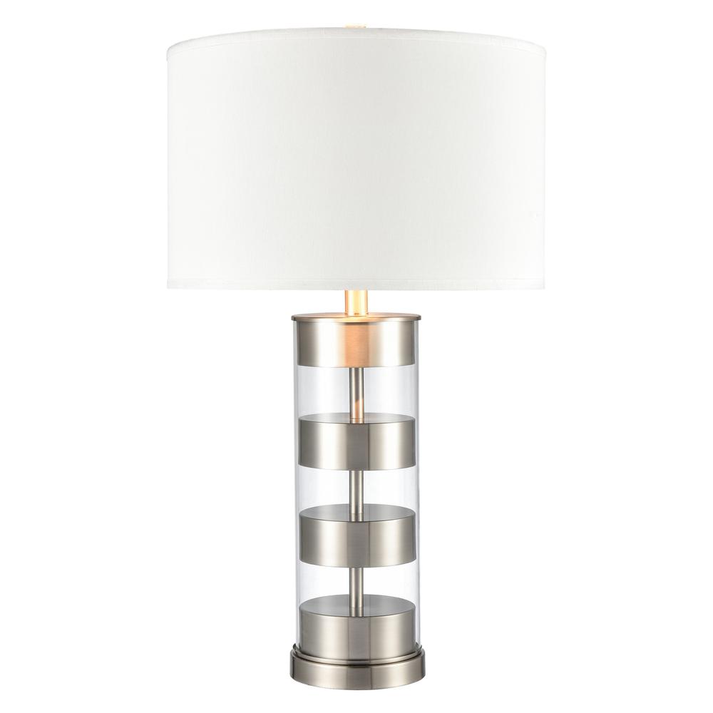 Margin 28'' High 1-Light Table Lamp - Satin Nickel. The main picture.