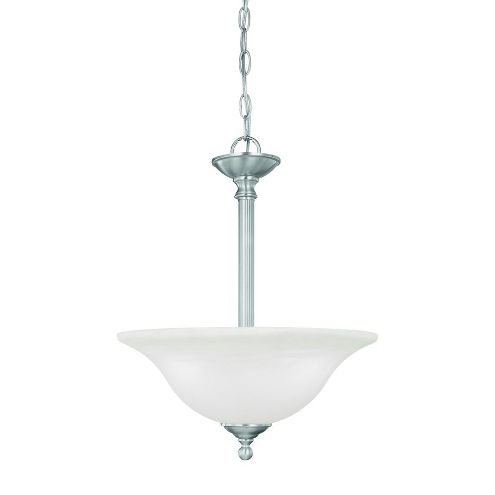 Riva Pendant Brushed Nickel 3X100W 120V. Picture 1