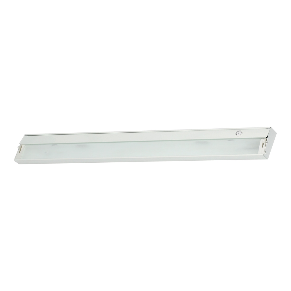 Zeeline 6 Lamp Xenon Cabinet Light In White With Diffused Glass. The main picture.