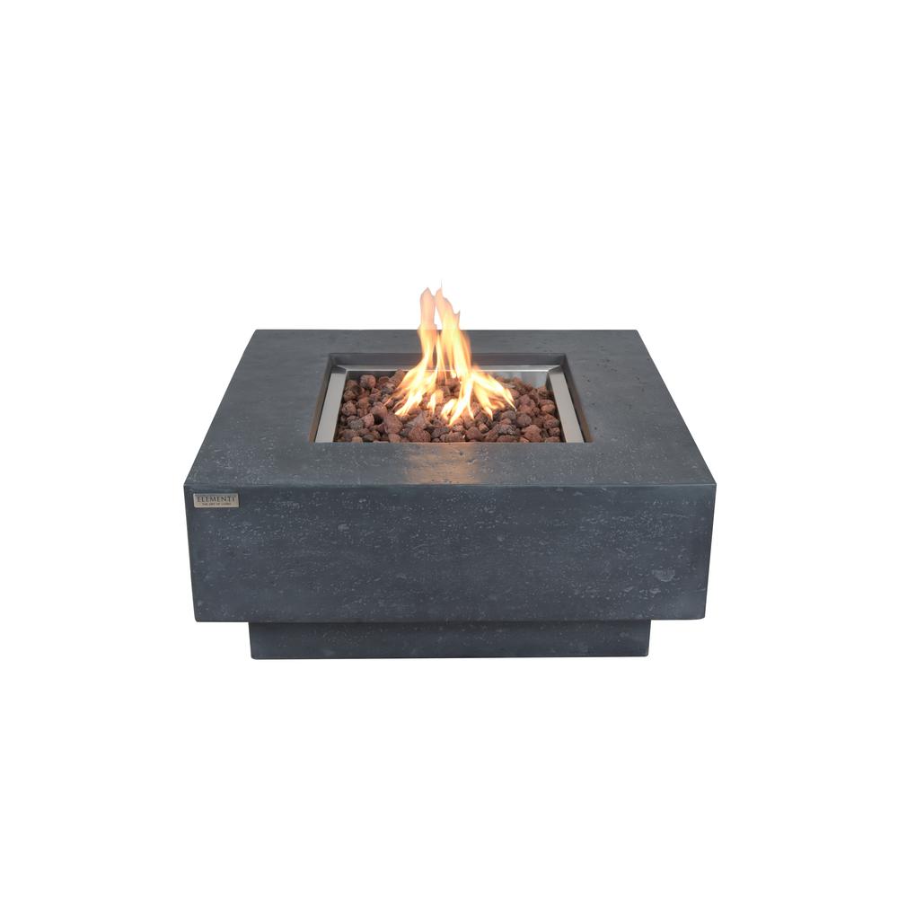 Meteora Fire Table- Space Grey Color Natural Gas Assembly. Picture 1